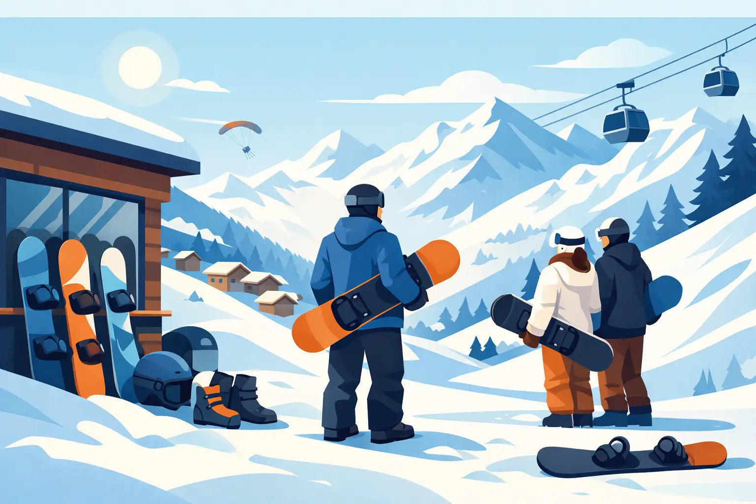 Guide de location de snowboard à Verbier