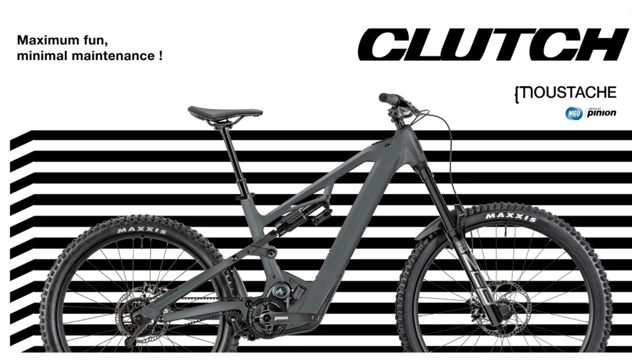 Nouveau: La Révolution de l'E-Bike Le "Clutch" de MOUSTACHE