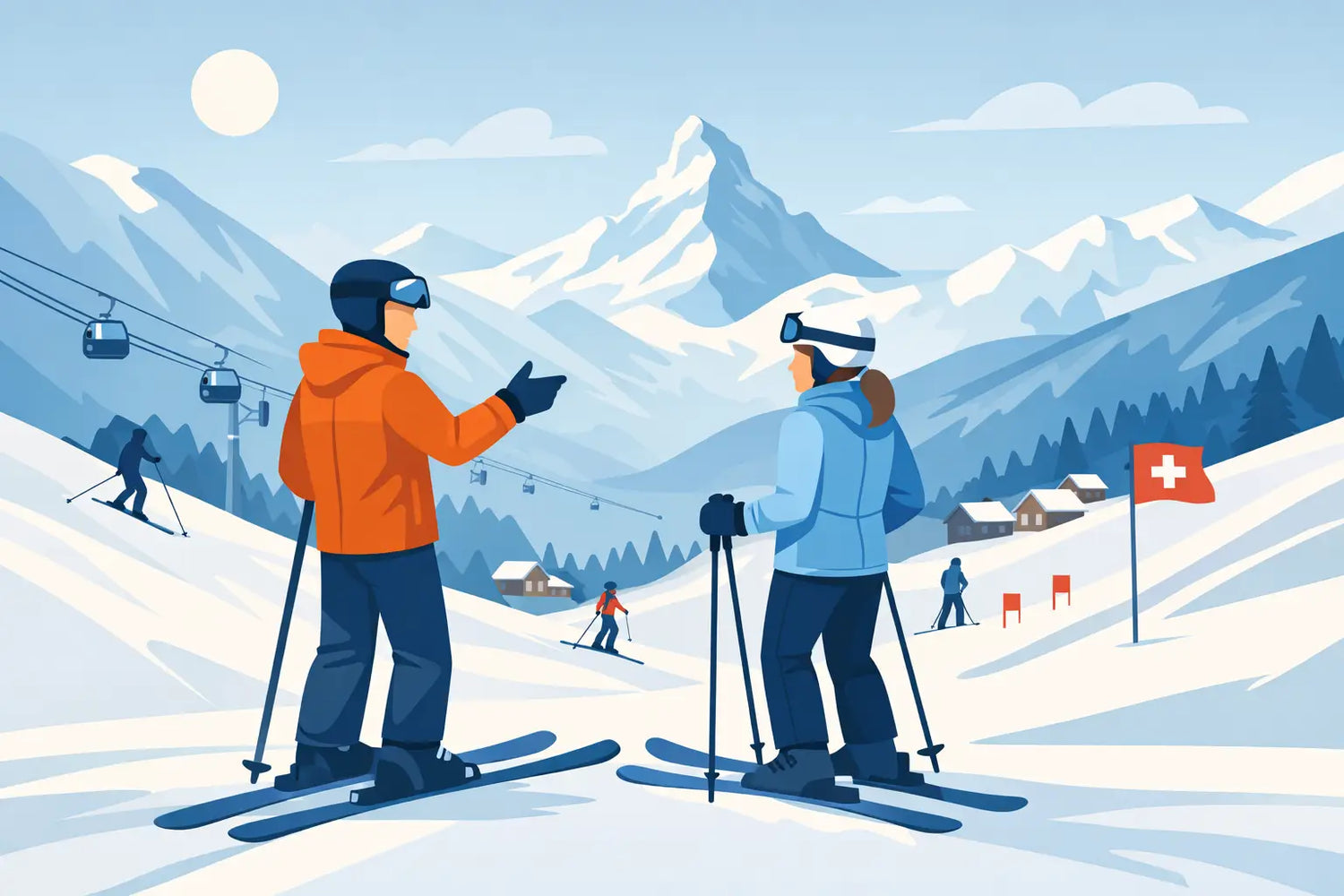 Guide cours ski adulte Verbier