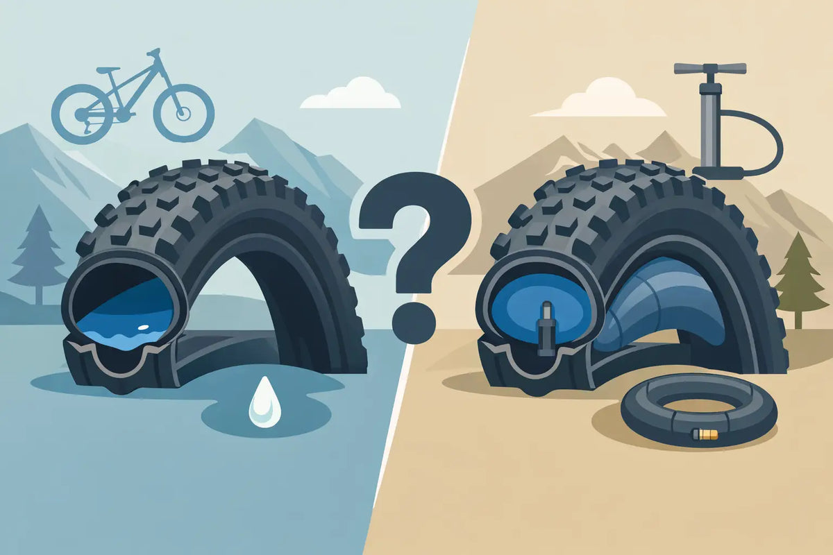 Pneus tubeless ou chambre à air pour le VTT ?