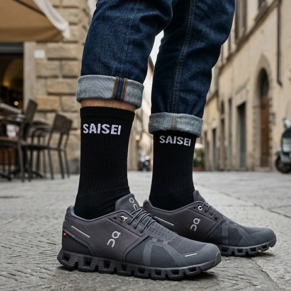Saisei Black Socks.