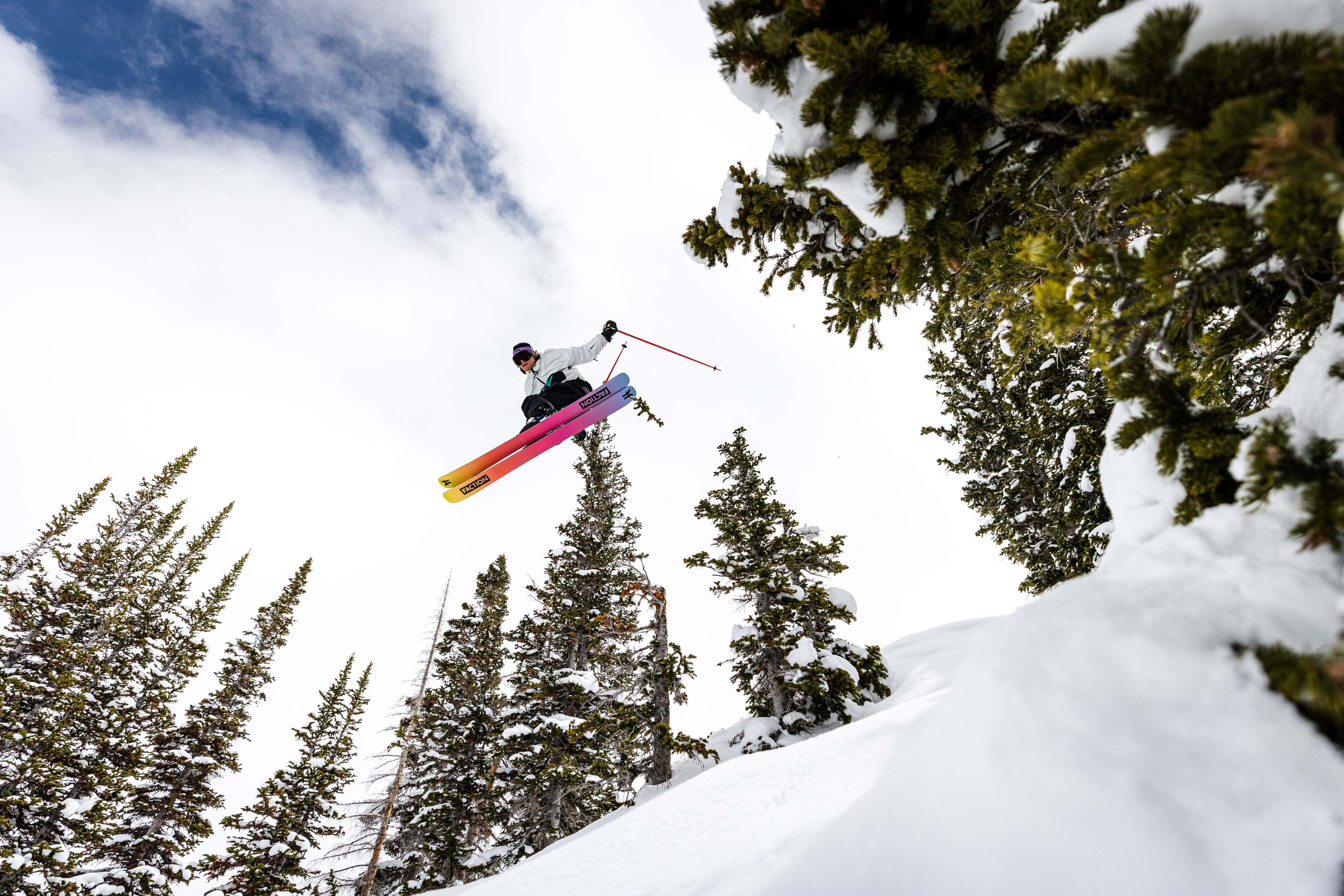 location ski backside verbier