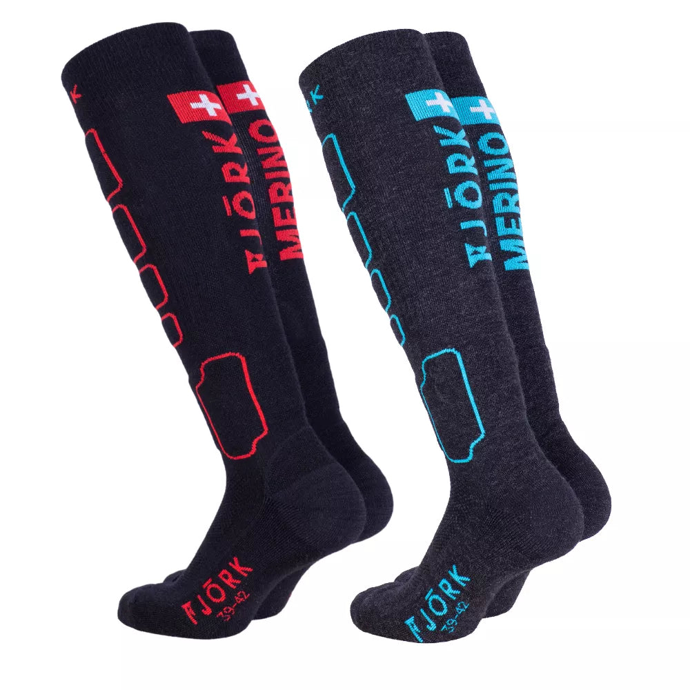 Chaussettes Pro Team Ski 90 - Pack de 2 paires