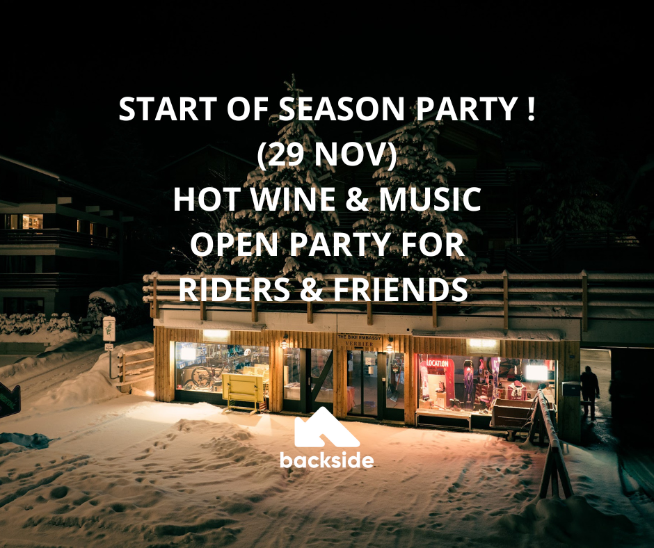APERO (With Backside Team to celebrate the start of the winter season) - BACKSIDE EVENT