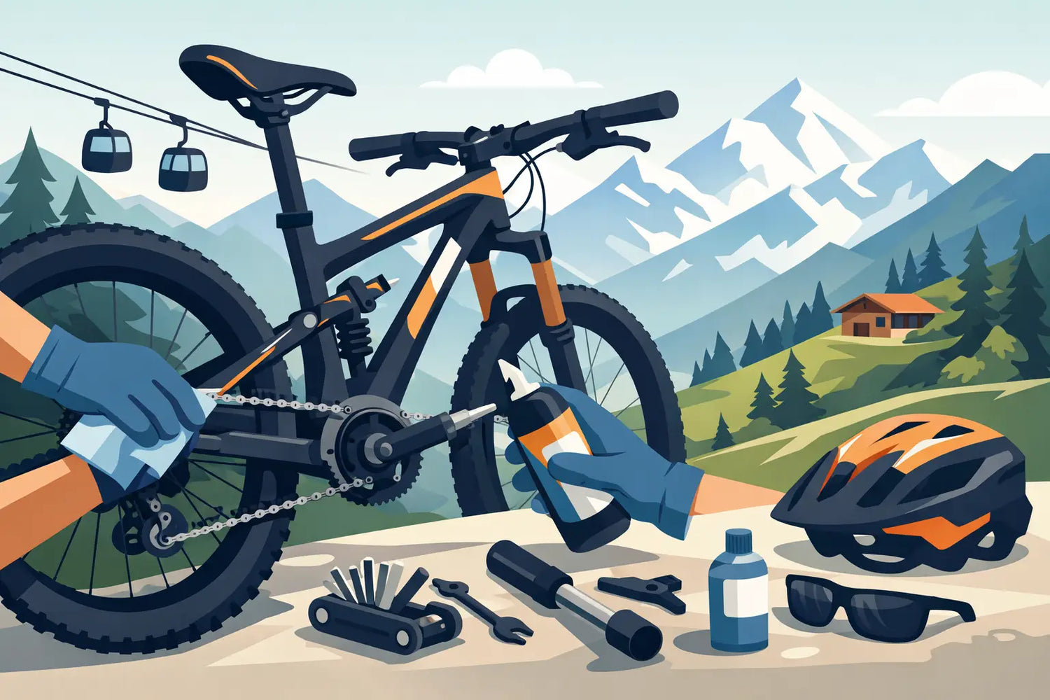 Entretien VTT Verbier - ce qu’il faut faire