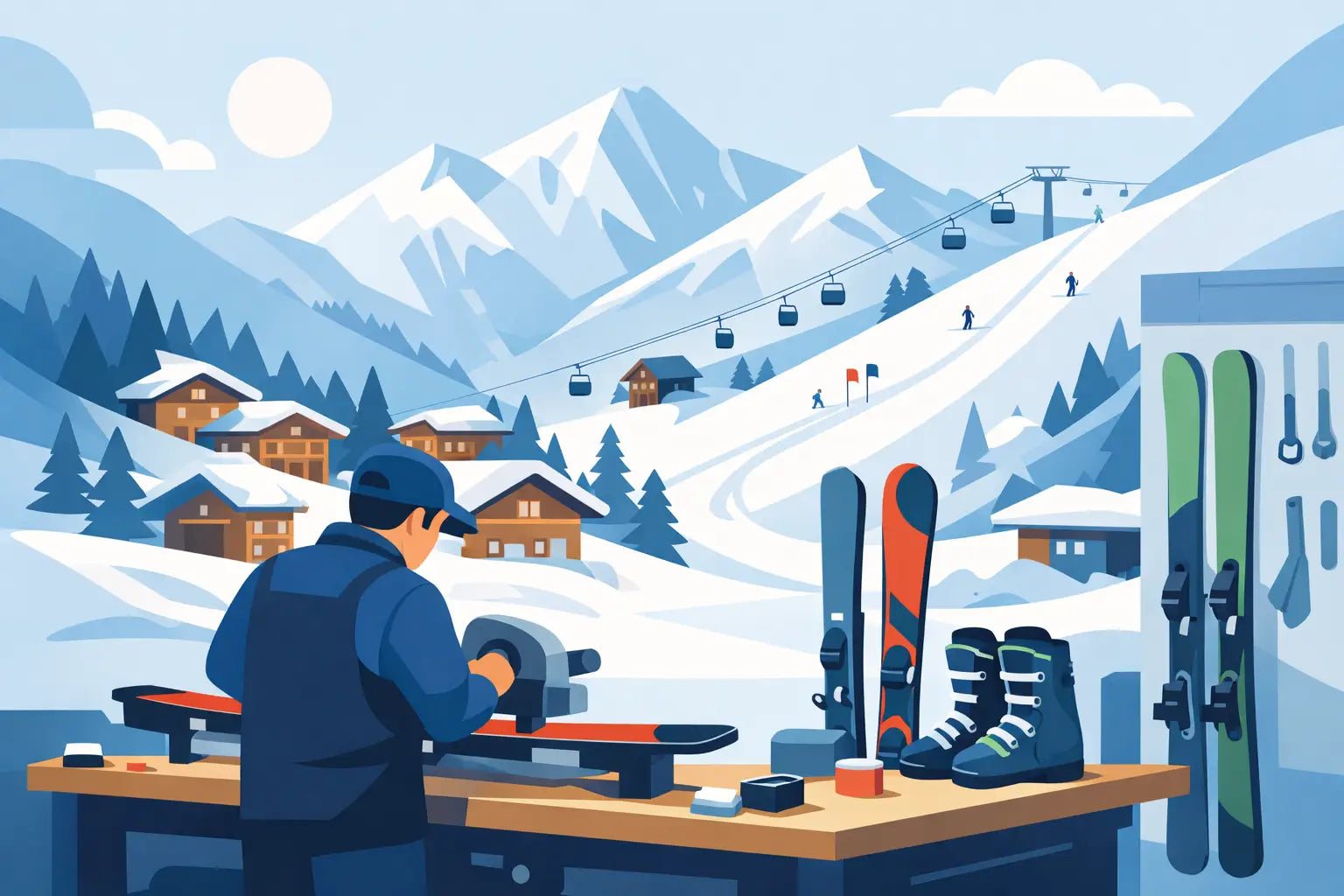 Quand faire un service ski alpin à Verbier ?