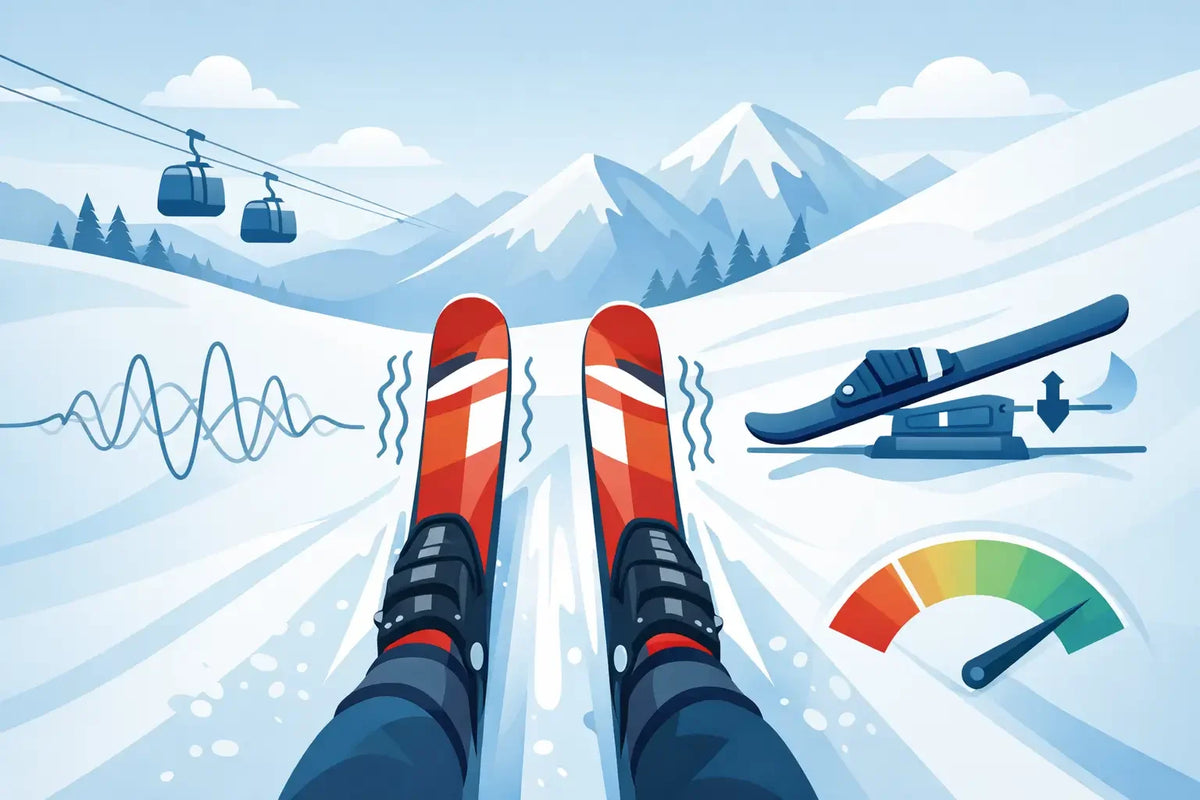 Pourquoi vos skis vibrent et comment les stabiliser