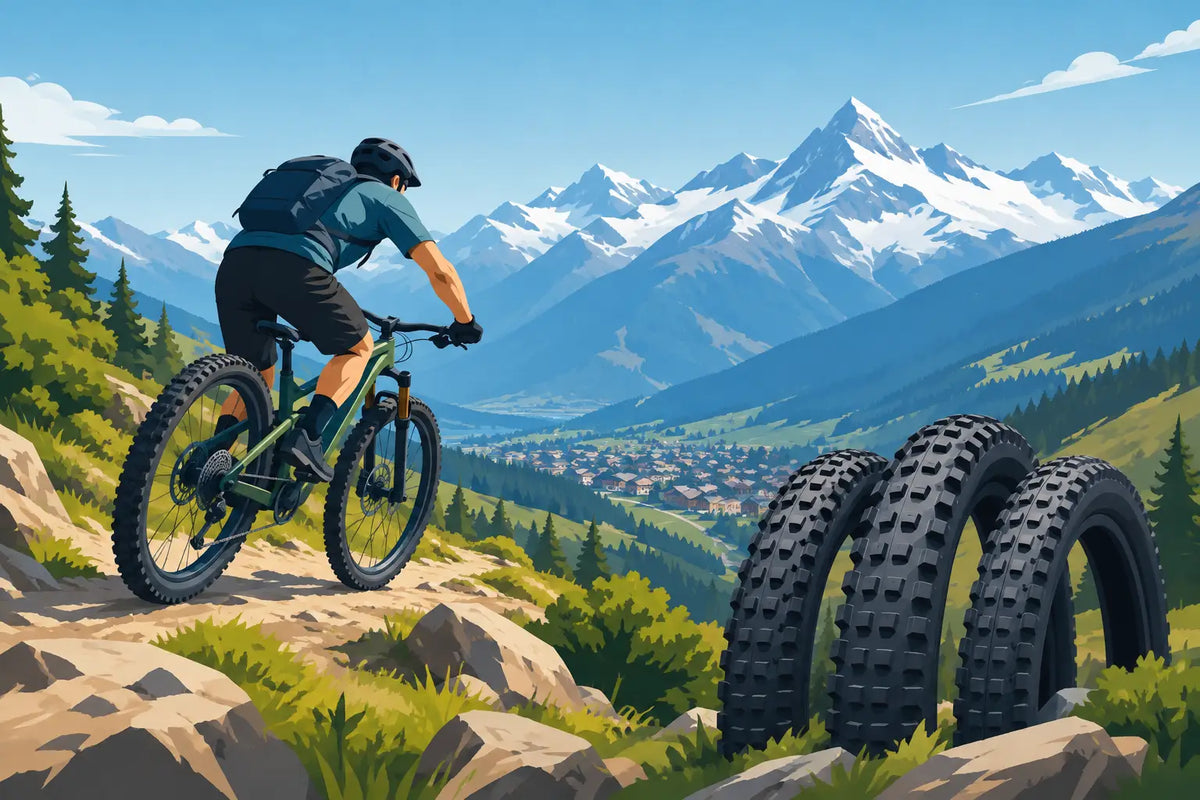 Guide choix pneus VTT pour rouler à Verbier
