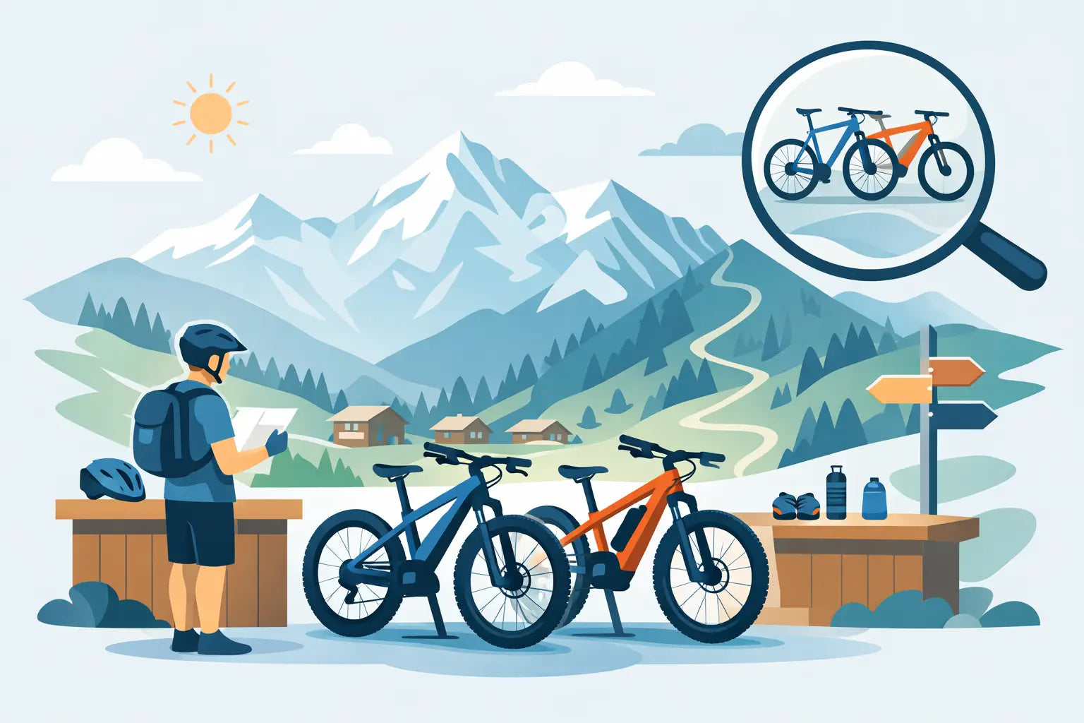 Location de vélo Verbier - bien choisir