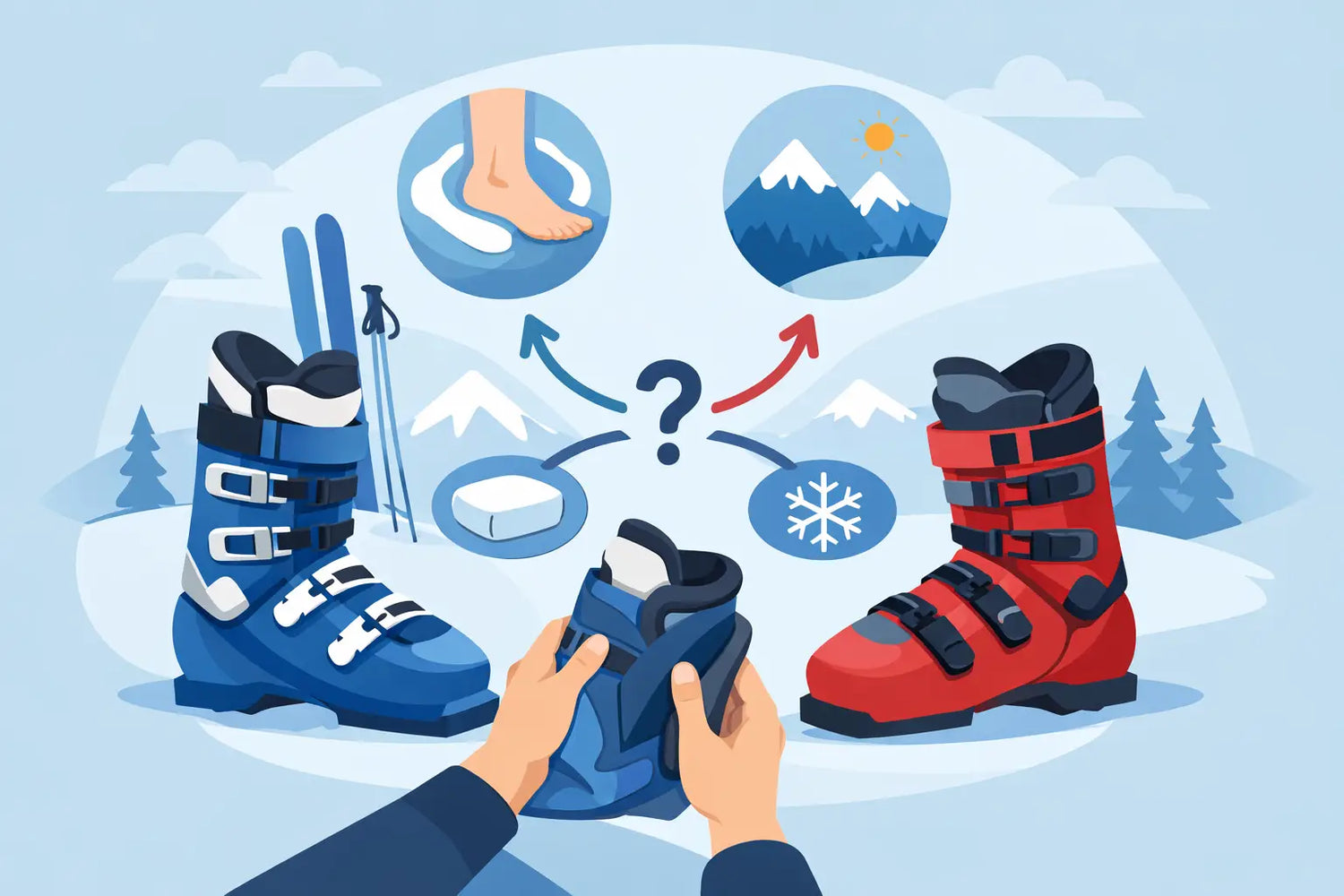 Comment choisir des chaussures de ski confortables