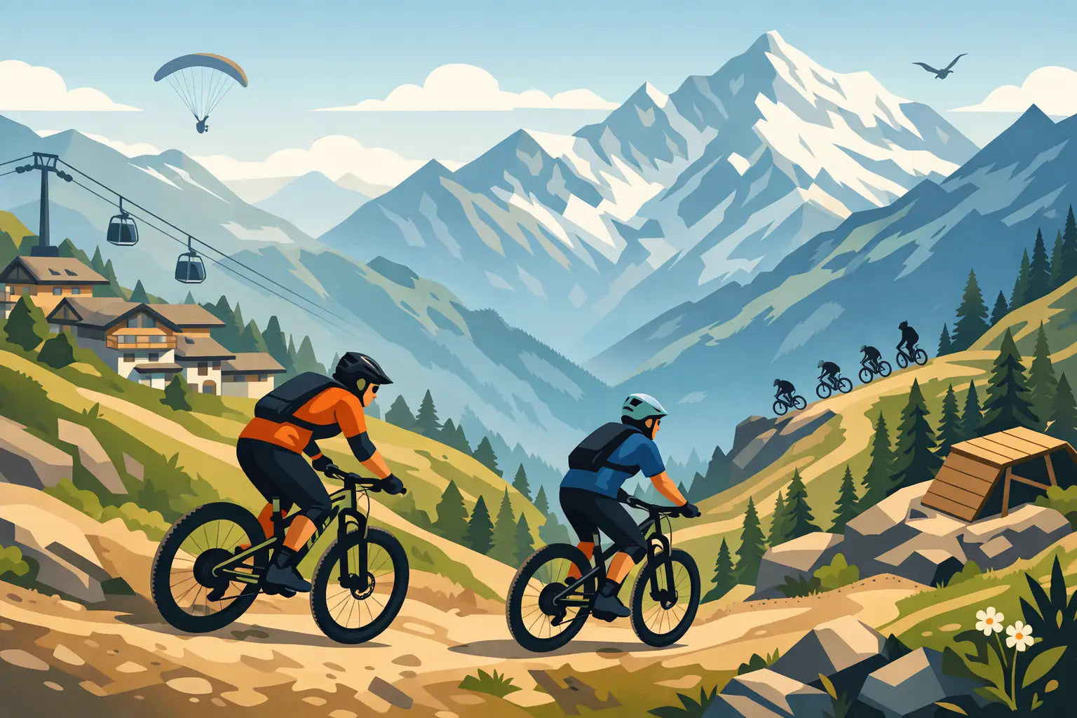 Descente VTT Verbier - où rouler et pour qui