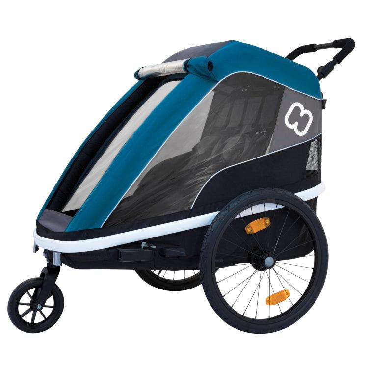 HAMAX - Twin Petrol Stroller - Dual Adventure & Comfort 🚴‍♂️👶