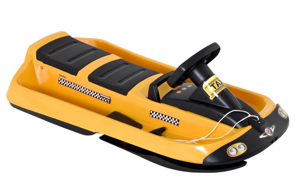 HAMAX - Sno Taxi Sled Yellow/Black - Ultimate Winter Thrills 🚖❄️