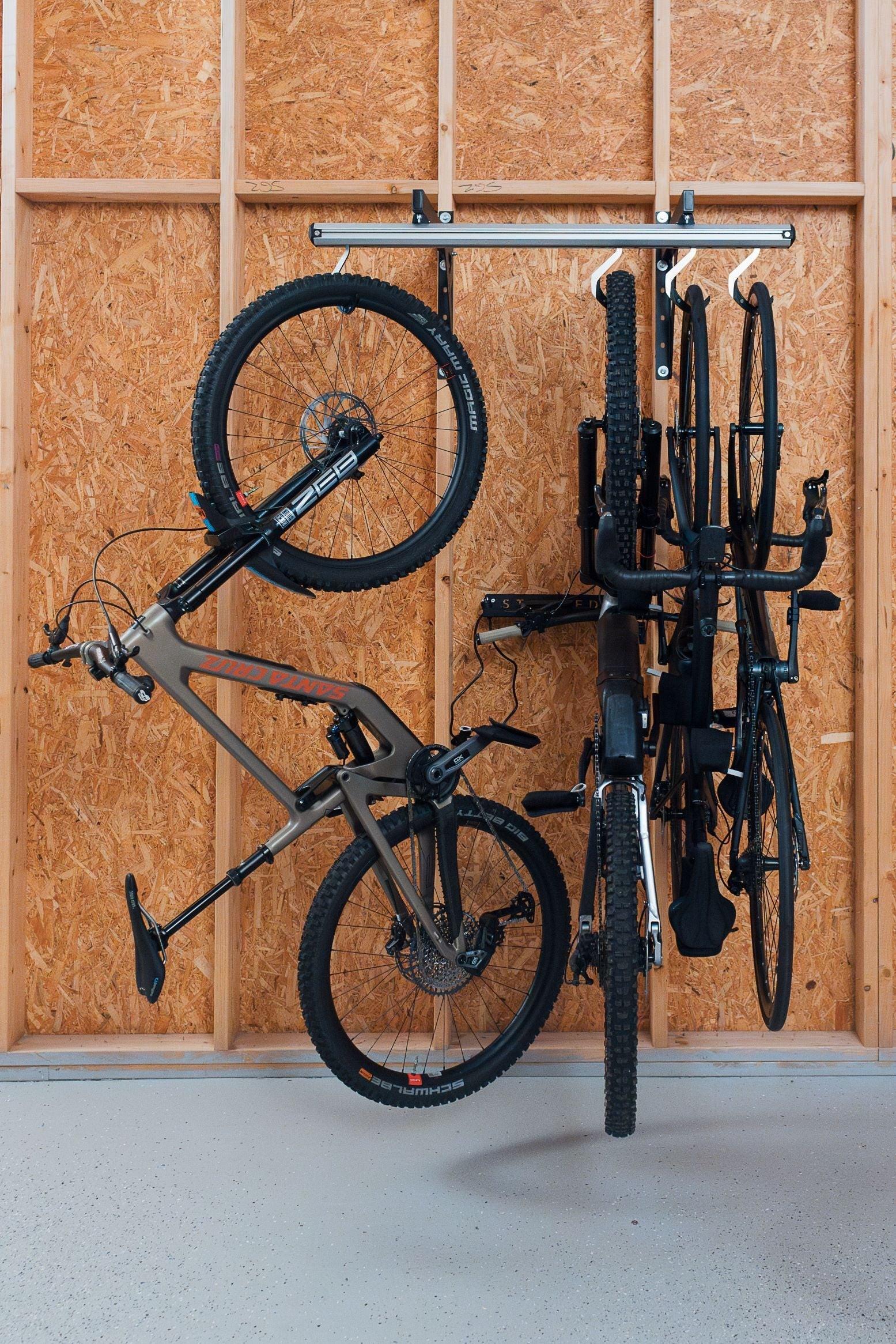 STASHED PRODUCTS - SpaceRail Bike Storage System | WALL MOUNT