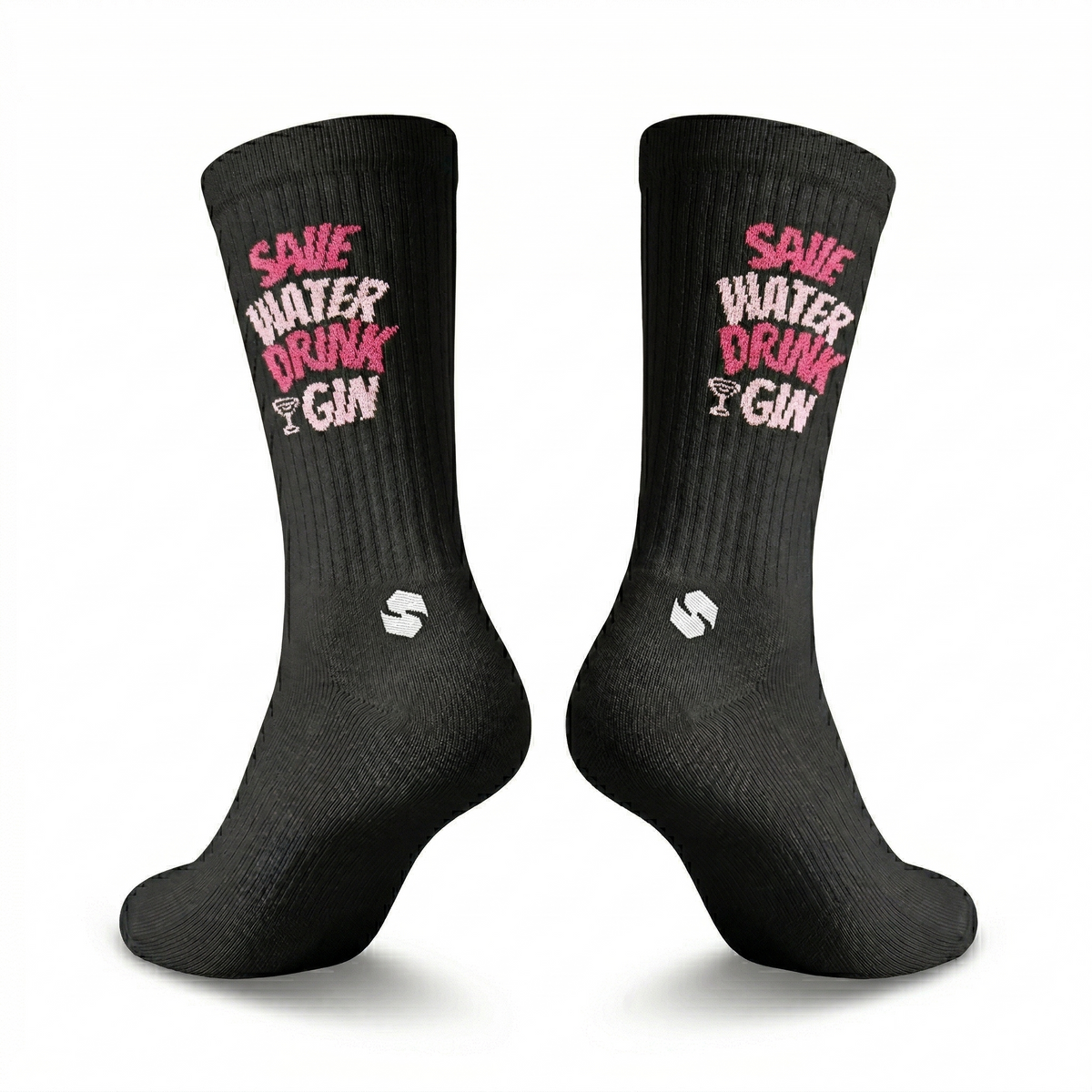 Save Water Drink Gin Socks.