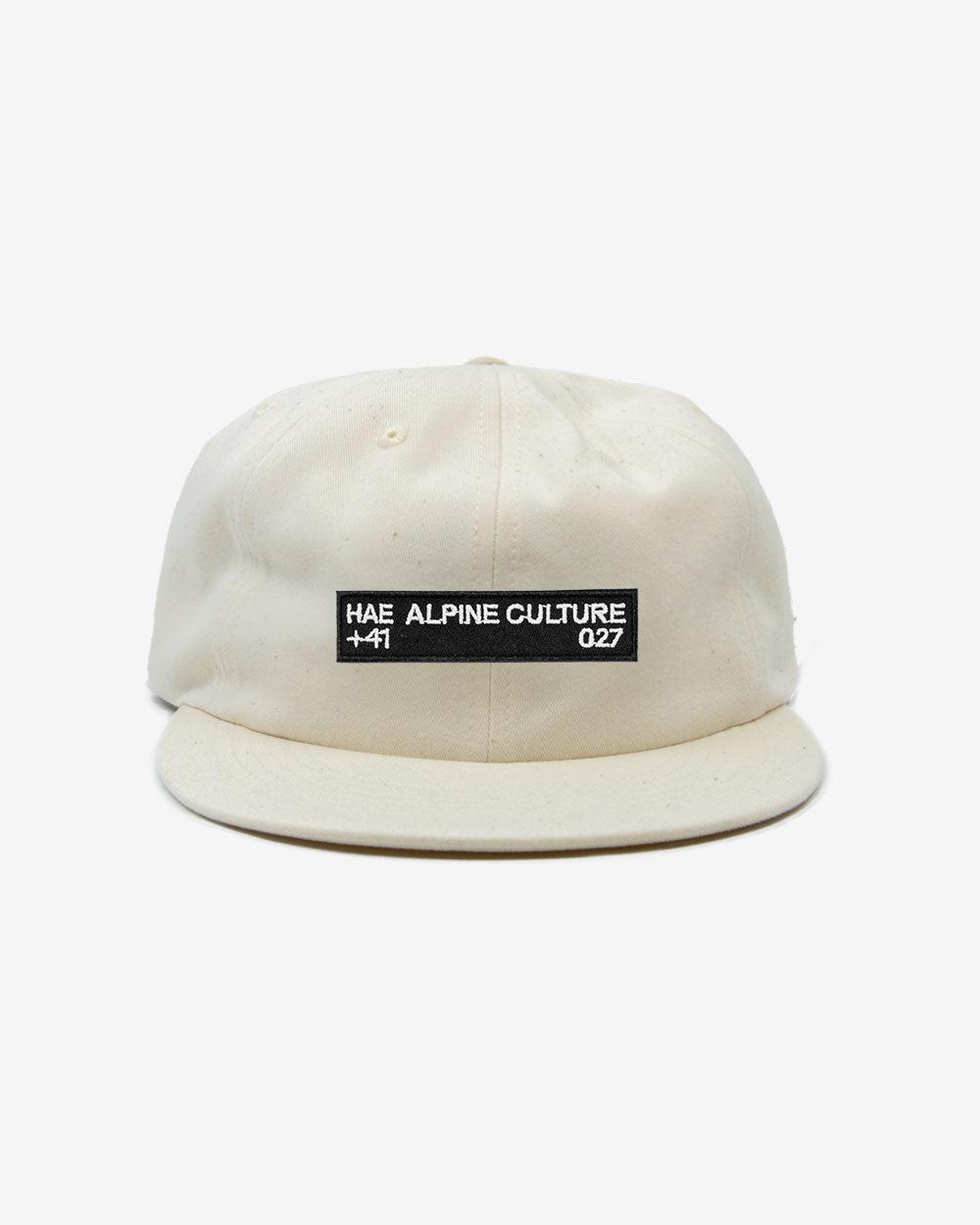 Lines Limited Edition 6 Panel Cap Natural.