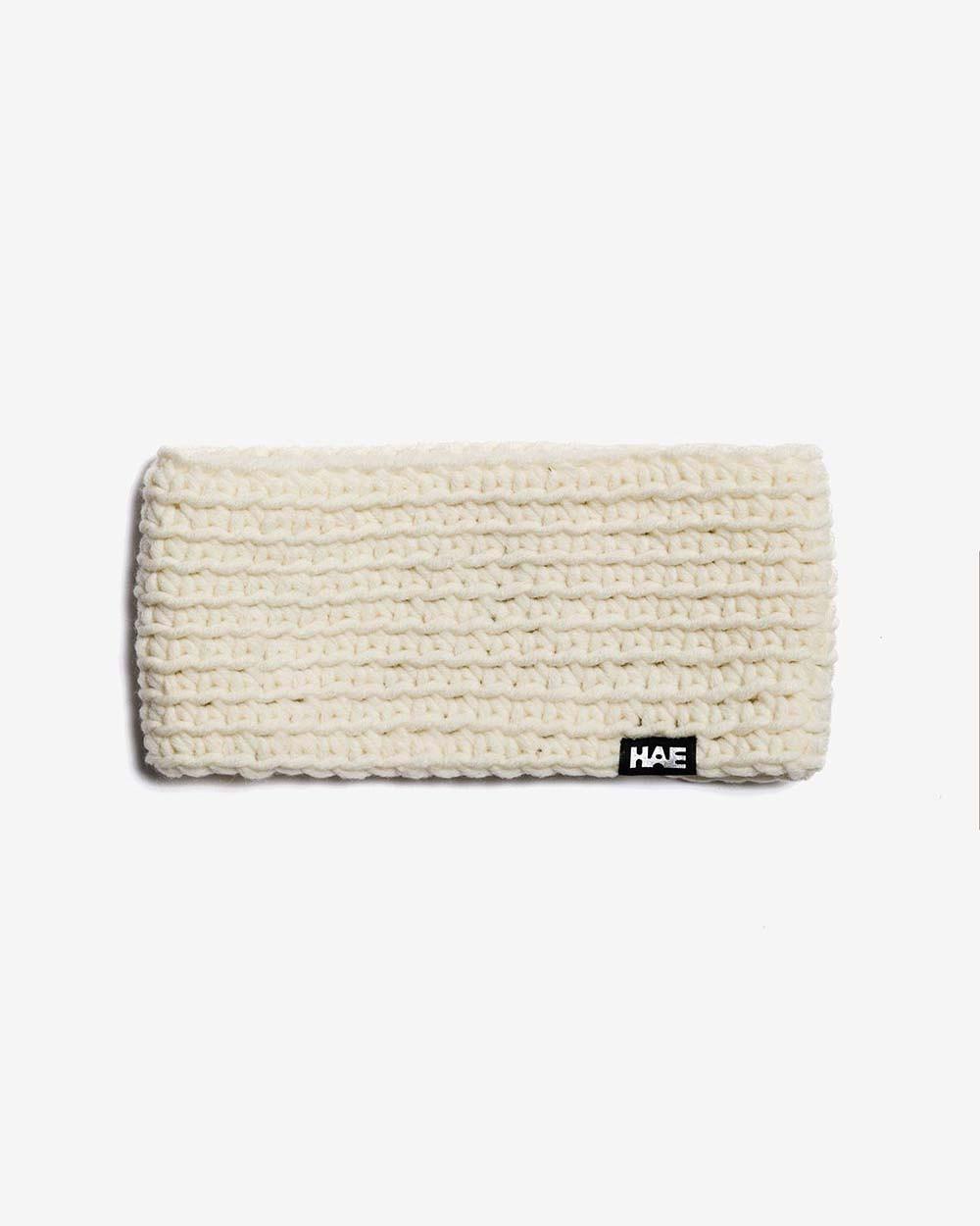 Handmade Stirnband Uni - Handgehäkelt im Wallis.