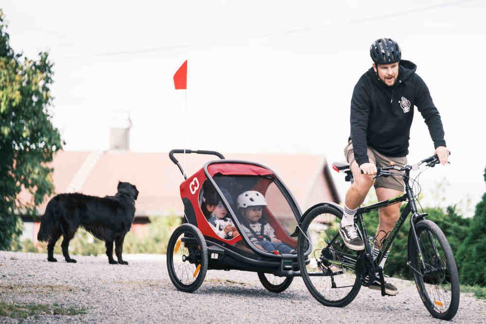 HAMAX - Outback 2-in-1 Bike Trailer - Adventure Ready! 🚴‍♀️👨‍👩‍👦