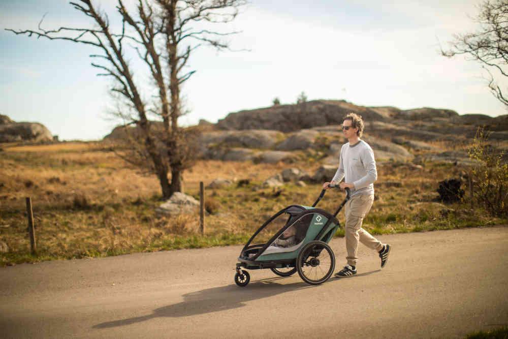 HAMAX - Cocoon ONE Bike Trailer/Stroller - Explore in Style! 🚴‍♂️🛒