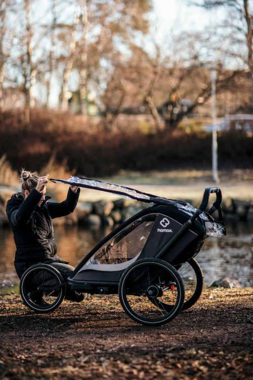 HAMAX - Cocoon ONE Bike Trailer - Premium Safety & Comfort for Kids 🌟🚴